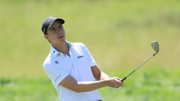 BLAINE, MINNESOTA - JULY 06: Carlos Ortiz of Mexico plays a shot on the first hole during the third round of the 3M Open at TPC Twin Cities on July 06, 2019 in Blaine, Minnesota. (Photo by Sam Greenwood/Getty Images)