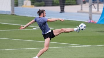 MADRID, SPAIN - MAY 30: Gareth Bale during the Real Madrid UEFA Open Media Day at Valdebebas training ground on May 30, 2017 in Madrid, Spain. (Photo by Denis Doyle/Getty Images )