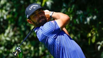 MEXICO CITY, MEXICO - FEBRUARY 21: Erik Van Rooyen of South Africa plays his shot during the second round of the World Golf Championships Mexico Championship at Club de Golf Chapultepec on February 21, 2020 in Mexico City, Mexico. (Photo by Angel Castillo/Jam Media/Getty Images)