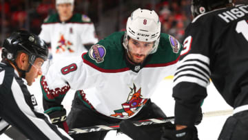 Nick Schmaltz makes a solid late-round fantasy pick. (Photo by Rich Graessle/Getty Images)