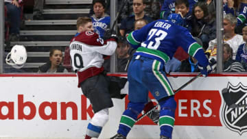 VANCOUVER, BC - JANUARY 30: Nathan MacKinnon
