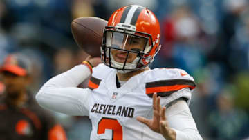 SEATTLE, WA - DECEMBER 20: Quarterback Johnny Manziel (Photo by Otto Greule Jr/Getty Images)