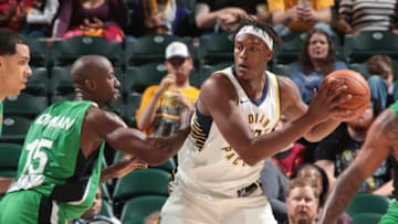 INDIANAPOLIS, IN - OCTOBER 10: Myles Turner