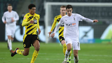 Florian Neuhaus is a reported target for Borussia Dortmund. (Photo by Lars Baron/Getty Images)