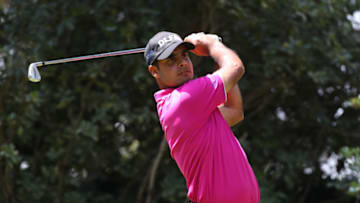 MEXICO CITY, MEXICO - MARCH 03: Shubhankar Sharma of India plays his shot from the third tee during the third round of World Golf Championships-Mexico Championship at Club de Golf Chapultepec on March 3, 2018 in Mexico City, Mexico. (Photo by Gregory Shamus/Getty Images)