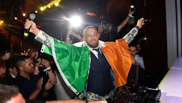 LAS VEGAS, NV - AUGUST 27: Conor McGregor attends his after fight party and his Wynn Nightlife residency debut at the Encore Beach Club at Night at Wynn Las Vegas on August 27, 2017 in Las Vegas, Nevada. (Photo by David Becker/Getty Images for Wynn Nightlife)