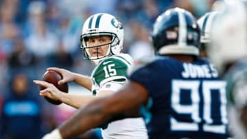 Josh McCown #15 of the New York Jets (Photo by Wesley Hitt/Getty Images)