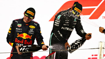 Max Verstappen, Lewis Hamilton, Formula 1 (Photo by Mark Thompson/Getty Images)