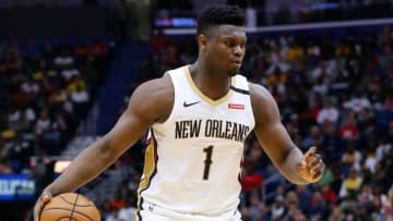 Zion Williamson #1 of the New Orleans Pelicans (Photo by Jonathan Bachman/Getty Images)