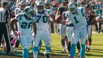 The Carolina Panthers are crediting their no huddle offense in their 31-24 victory over the Chicago Bears. Mandatory Credit: Jeremy Brevard-USA TODAY Sports