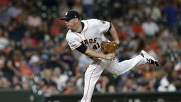 Houston Astros pitcher Brad Peacock (Photo by Tim Warner/Getty Images)