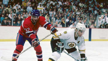 Apr 11, 1987; Boston, MA, USA; FILE PHOTO; Montreal Canadiens right wing Claude Lemieux Mandatory Credit: Dick Raphael-USA TODAY Sports