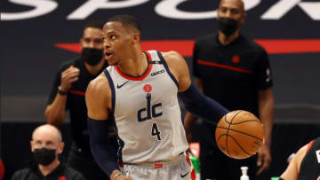 Washington Wizards Russell Westbrook. Mandatory Credit: Kim Klement-USA TODAY Sports