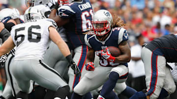 FOXBORO, MA - SEPTEMBER 21: Brandon Bolden