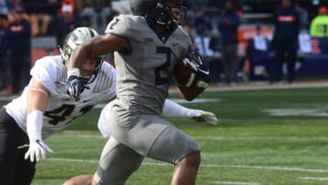 CHAMPAIGN, IL - OCTOBER 13: Illinois Fighting Illini running back Reggie Corbin (2) with the ball in the second quarter during a Big Ten Conference college football game between the Purdue Boilermakers and the Illinois Fighting Illini on October 13, 2018, at Memorial Stadium, Champaign, IL. (Photo by Keith Gillett/Icon Sportswire via Getty Images)
