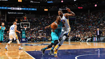 CHARLOTTE,NC - JANUARY 25: Kemba Walker