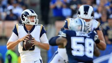LOS ANGELES, CA - AUGUST 12: Jared Goff