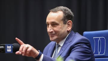 Duke basketball head coach Mike Krzyzewski (Nell Redmond-USA TODAY Sports)