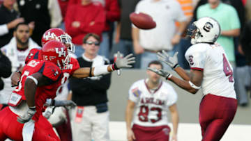 South Carolina football legend Sidney Rice. Mandatory Credit: Marvin Gentry-USA TODAY Sports Copyright (c) 2006 Marvin Gentry