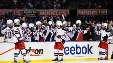 NHL Stadium Series, New York Rangers. (Photo by Elsa/Getty Images)