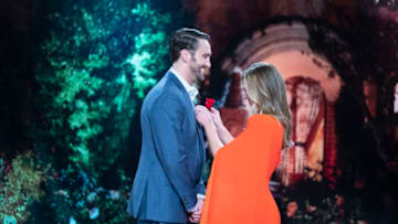 THE BACHELOR - "Season Finale, Night Two" - America watched live on Monday night as a devastated and extremely emotional Colton finally decided what would be best for him. He put everything on the line, but what will happen to him and the remaining women? Find out on night two of the two-night, live special Season Finale event on "The Bachelor," TUESDAY, MARCH 12 (8:00-10:00 p.m. EDT), on The ABC Television Network, streaming and on demand. (ABC/John Fleenor)CAM, HANNAH BROWN