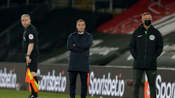 Manager Brendan Rodgers of Leicester City (Photo by Robin Jones/Getty Images)