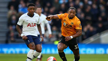 LONDON, ENGLAND - MARCH 01: Tottenham Hotspur and Wolverhampton Wanderers at Tottenham Hotspur Stadium on March 1, 2020. (Photo by Craig Mercer/MB Media/Getty Images)