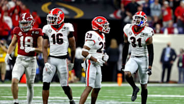 Georgia football defensive back William Poole. (Trevor Ruszkowski-USA TODAY Sports)
