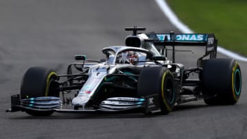 SPA, BELGIUM - SEPTEMBER 01: Lewis Hamilton of Great Britain driving the (44) Mercedes AMG Petronas F1 Team Mercedes W10 on track during the F1 Grand Prix of Belgium at Circuit de Spa-Francorchamps on September 01, 2019 in Spa, Belgium. (Photo by Mark Thompson/Getty Images)