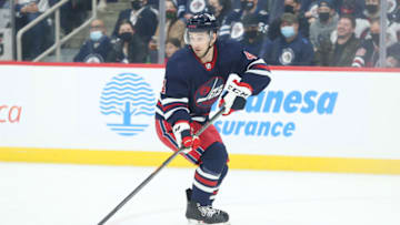 Winnipeg Jets, Neal Pionk (4). Mandatory Credit: Terrence Lee-USA TODAY Sports