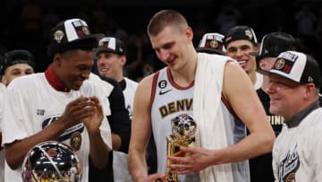 Nikola Jokic #15 of the Denver Nuggets. (Harry How/Getty Images)