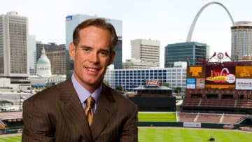 ST. LOUIS, MO - MAY 14: Fox Sports broadcaster Joe Buck poses for a portrait on May 14, 2009 at Busch Stadium in St. Louis, Missouri. (Photo by Dilip Vishwanat/Getty Images)