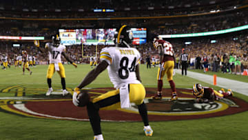 LANDOVER, MD - SEPTEMBER 12: Wide receiver Antonio Brown