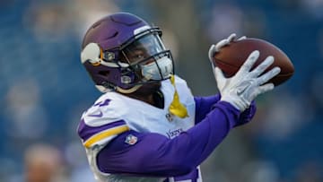 SEATTLE, WA - AUGUST 18: Wide receiver Stefon Diggs