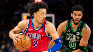 Detroit Pistons guard Cade Cunningham Credit: Raj Mehta-USA TODAY Sports
