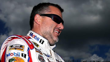 WATKINS GLEN, NY - AUGUST 06: Tony Stewart, driver of the #14 Haas Automation Chevrolet, prepares to drive during qualifying for the NASCAR Sprint Cup Series Cheez-It 355 at Watkins Glen International on August 6, 2016 in Watkins Glen, New York. (Photo by Sean Gardner/Getty Images)