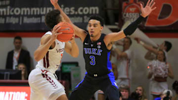Duke basketball point guard Tre Jones (Photo by Lauren Rakes/Getty Images)