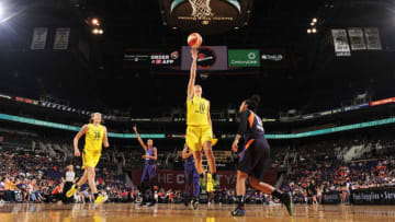 A lot of darned work went into this open layup. (Photo by Barry Gossage/NBAE via Getty Images)