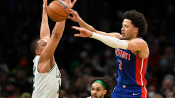 Detroit Pistons guard Cade Cunningham Credit: Brian Fluharty-USA TODAY Sports