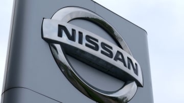 NOORDWIJK, NETHERLANDS - APRIL 26: The Nissan Motor Co. logo is seen outside a dealer in Noordwijk, Netherlands. (Photo by Yuriko Nakao/Getty Images)