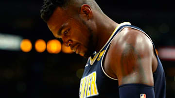 Denver Nuggets v Los Angeles LakersLOS ANGELES, CA - NOVEMBER 19: Paul Millsap #4 of the Denver Nuggets during the game against the Los Angeles Lakers on November 19, 2017 at STAPLES Center in Los Angeles, California. NOTE TO USER: User expressly acknowledges and agrees that, by downloading and or using this photograph, User is consenting to the terms and conditions of the Getty Images License Agreement. (Photo by Robert Laberge/Getty Images)Getty ID: 877308664