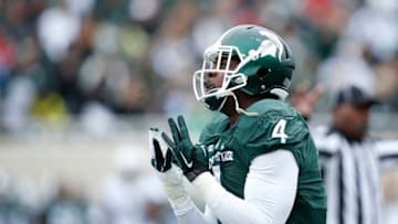 EAST LANSING, MI - OCTOBER 3: Malik McDowell