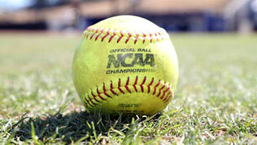 DURHAM, NC - FEBRUARY 29: An NCAA softball during a game between Notre Dame and Duke at Duke Softball Stadium on February 29, 2020 in Durham, North Carolina. (Photo by Andy Mead/ISI Photos/Getty Images)