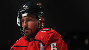 ARLINGTON, VA - SEPTEMBER 12:Washington Capitals defenseman Michal Kempny (6) during the Washington Capitals' Media Day on Thursday, September 12, 2019. The Washington Capitals will hold their first on-ice practice of the season on Friday, September 13, 2019. (Photo by Toni L. Sandys/The Washington Post via Getty Images)