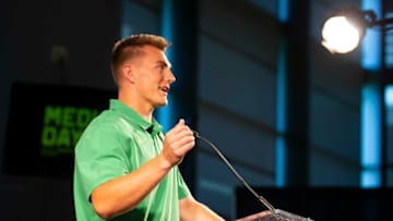 According to OutKick's Grayson Weir, former Auburn football quarterback Bo Nix's Heisman odds just went up in smoke due to a billboard Mandatory Credit: The Register Guard