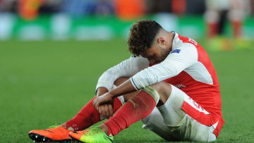 LONDON, ENGLAND - MARCH 07: Alex Oxlade-Chamberlain of Arsenal after the UEFA Champions League Round of 16 second leg match between Arsenal FC and FC Bayern Muenchen at Emirates Stadium on March 7, 2017 in London, United Kingdom. (Photo by David Price/Arsenal FC via Getty Images)