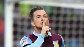 BIRMINGHAM, ENGLAND - AUGUST 16: Ross McCormack of Aston Villa celebrates scoring his sides first goal during the Sky Bet Championship match between Aston Villa and Huddersfield Town at Villa Park on August 16, 2016 in Birmingham, England. (Photo by Stu Forster/Getty Images)