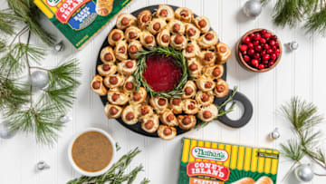 Nathan’s Famous Bagel Dogs and Pretzel Dogs.