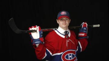 VANCOUVER, BRITISH COLUMBIA - JUNE 21: Cole Caufield (Photo by Kevin Light/Getty Images)
