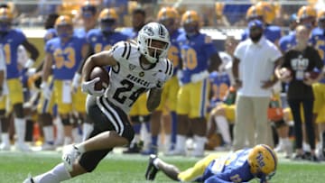 Western Michigan WR Skyy Moore. Mandatory Credit: Charles LeClaire-USA TODAY Sports